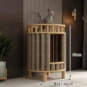 Multi-Story Cat Nest & Climbing Frame – Cat Villa